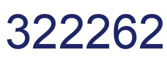 Number 322262 blue image