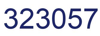 Número 323057 imagen azul