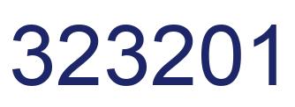 Número 323201 imagen azul