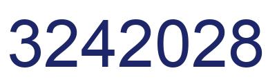 Number 3242028 blue image