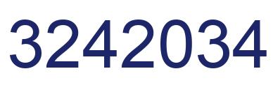 Número 3242034 imagen azul