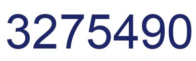 Number 3275490 blue image