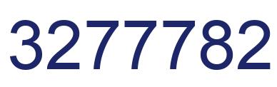 Number 3277782 blue image