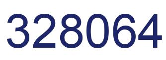 Number 328064 blue image