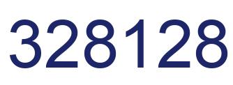 Number 328128 blue image