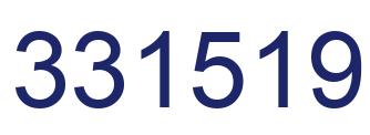 Número 331519 imagen azul