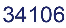 Number 34106 blue image