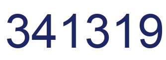 Número 341319 imagen azul