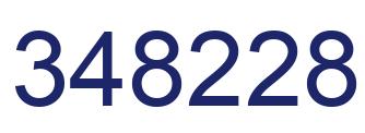Número 348228 imagen azul
