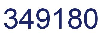 Número 349180 imagen azul