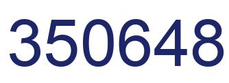 Number 350648 blue image