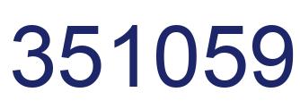 Número 351059 imagen azul