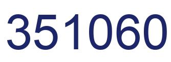 Número 351060 imagen azul