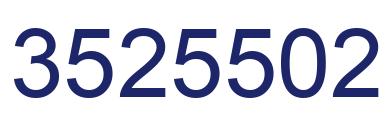 Número 3525502 imagen azul