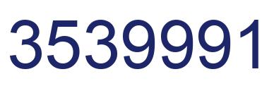 Number 3539991 blue image