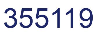 Número 355119 imagen azul