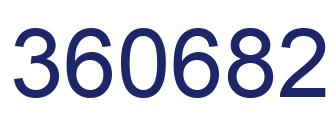 Número 360682 imagen azul