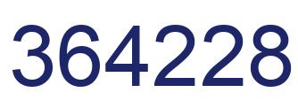 Número 364228 imagen azul