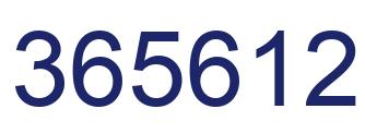 Número 365612 imagen azul