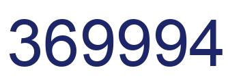 Número 369994 imagen azul