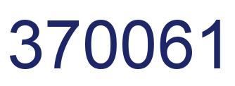 Número 370061 imagen azul