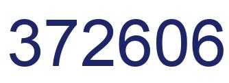 Number 372606 blue image