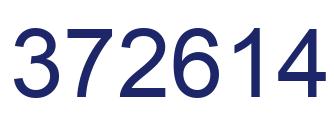 Number 372614 blue image