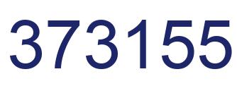 Number 373155 blue image