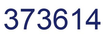 Number 373614 blue image