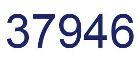 Number 37946 blue image