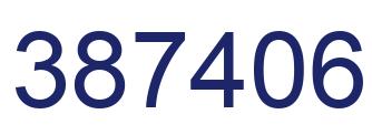 Número 387406 imagen azul
