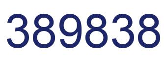 Number 389838 blue image