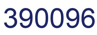 Number 390096 blue image