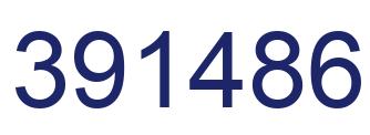 Número 391486 imagen azul