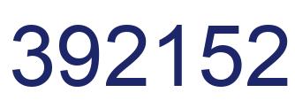 Número 392152 imagen azul