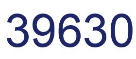 Number 39630 blue image