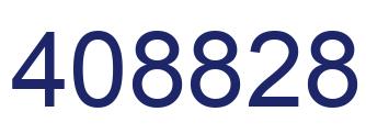 Number 408828 blue image