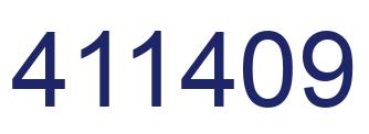 Número 411409 imagen azul