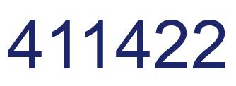 Número 411422 imagen azul