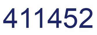 Número 411452 imagen azul