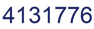 Número 4131776 imagen azul