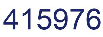 Number 415976 blue image