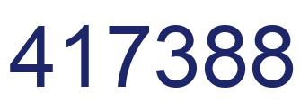 Número 417388 imagen azul