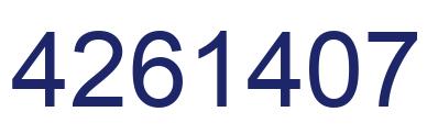 Número 4261407 imagen azul