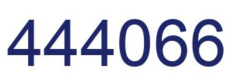 Número 444066 imagen azul