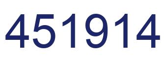 Número 451914 imagen azul