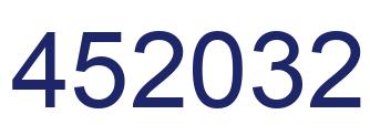 Número 452032 imagen azul