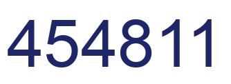 Number 454811 blue image