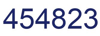Number 454823 blue image
