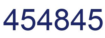 Number 454845 blue image